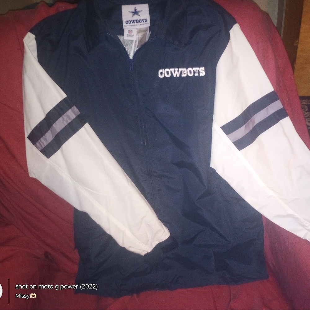 SOLD.  Dallas Cowboys authentic apparel jacket